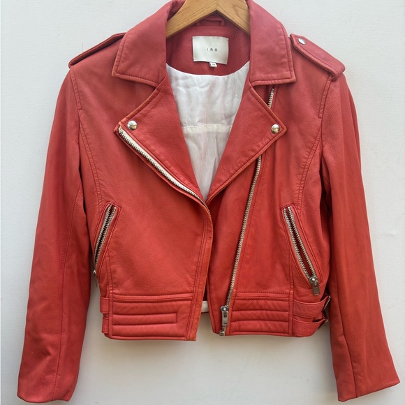 Iro Zefir Leather Moto Jacket